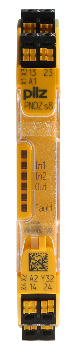 Pilz PNOZsigma PNOZ s8 C Safety Relay 24V dc, Dual-Channel 2 Safety Contacts