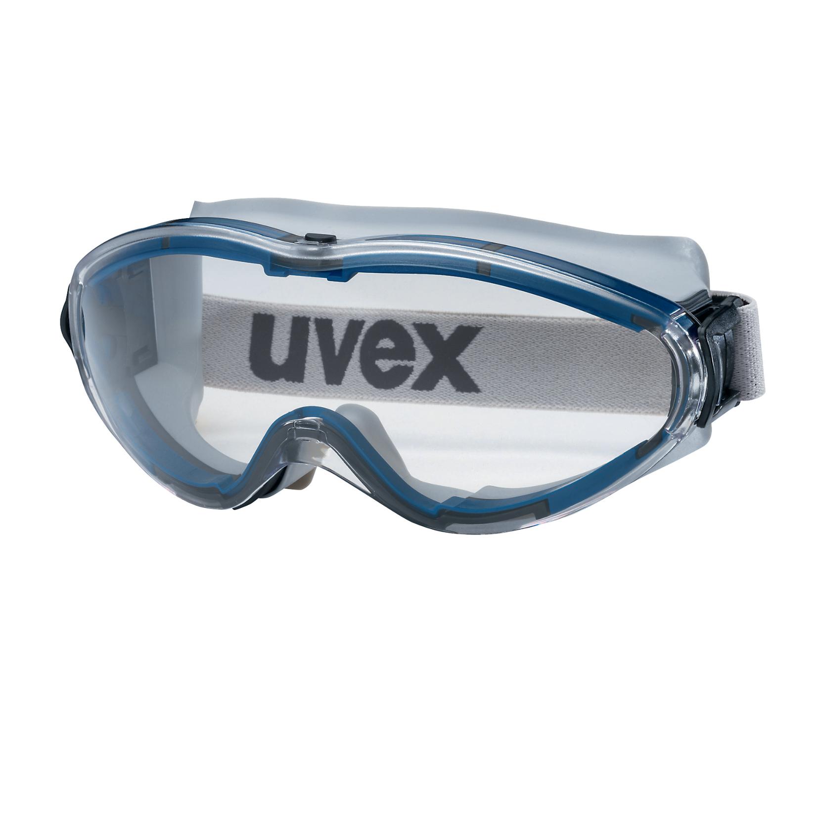 uvex megasonic, Scratch Resistant Anti-Mist Safety Goggles with Clear Lenses