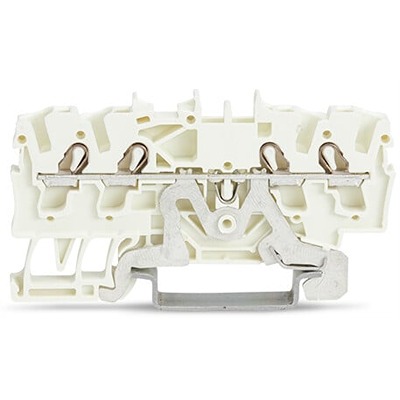 WAGO 2002-1408 TOPJOB S Series White, 2.5mm², 1-Level, Push In Termination, CSA