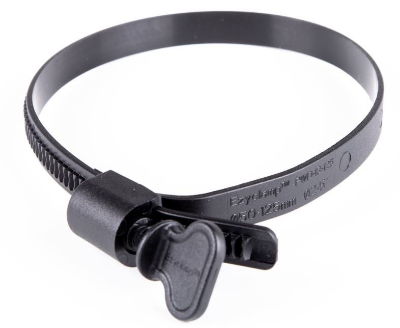 Ezyclamp Nylon Hose Clamp, 25 → 75mm ID