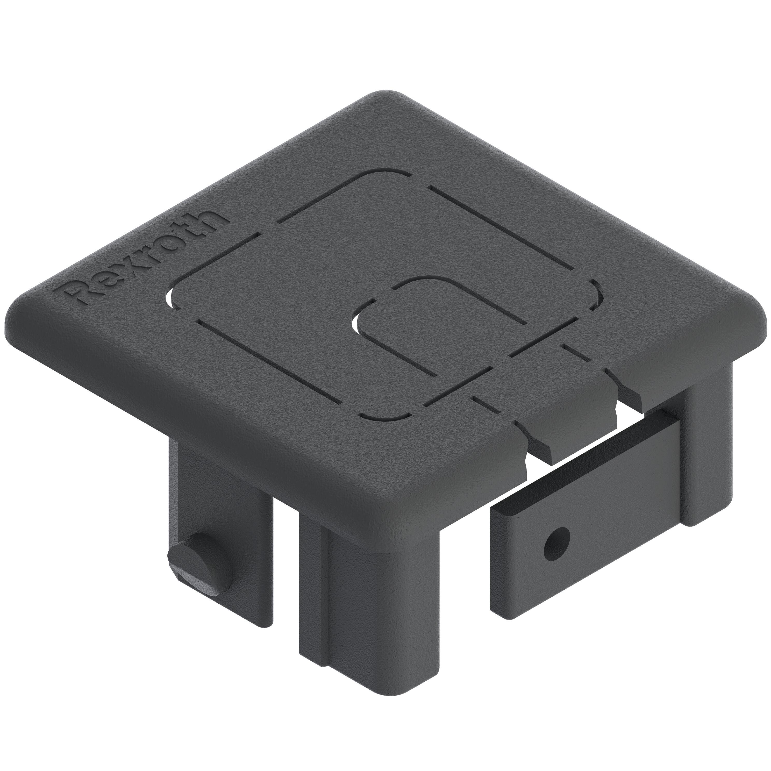 Bosch Rexroth Grey PP Cover Cap, 40 Strut Profile, 10mm Groove