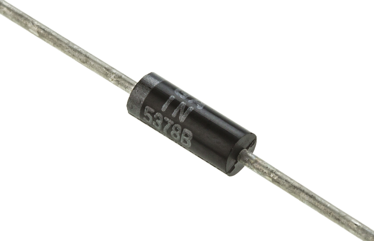 onsemi, 100V Zener Diode 5% 5 W Through Hole 2-Pin DO-15