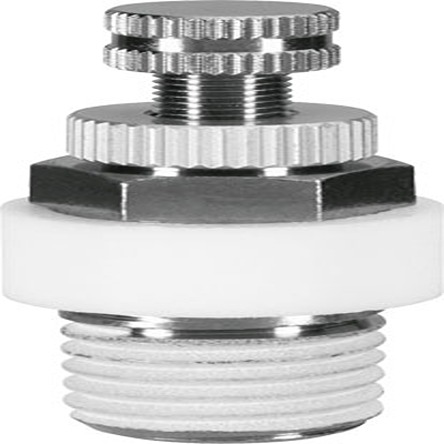 Festo VFFK Nickel Plated Brass 10bar Pneumatic Silencer, Threaded, M5