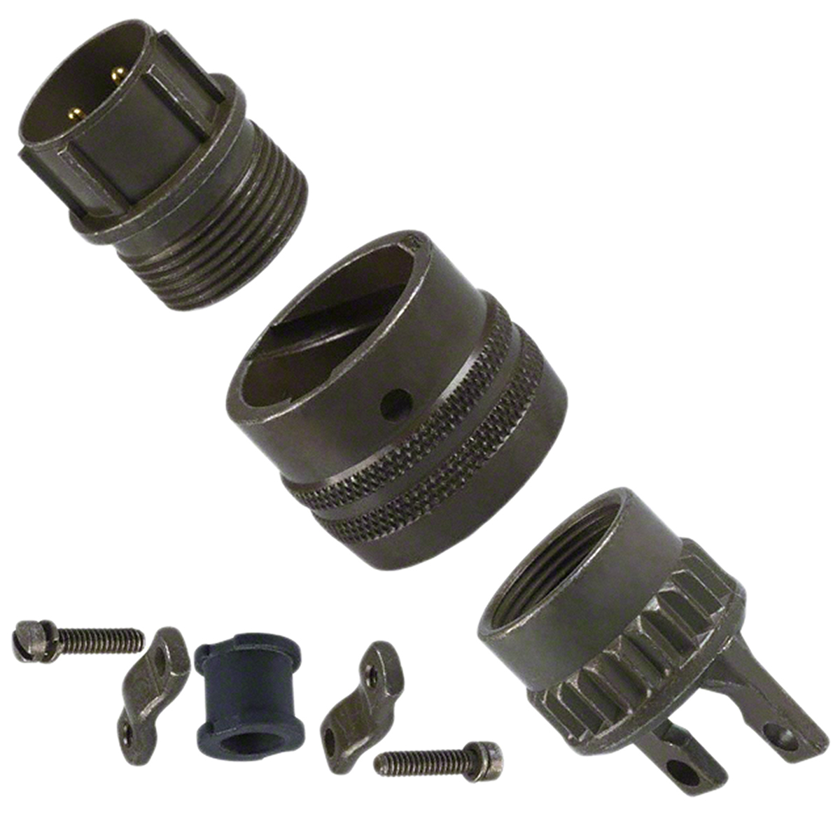 Amphenol Socapex, PT, Copper Alloy 3 Way Cable Mount MIL Spec Circular Connector PlugGreen, Pin Contacts,Shell Size 12,