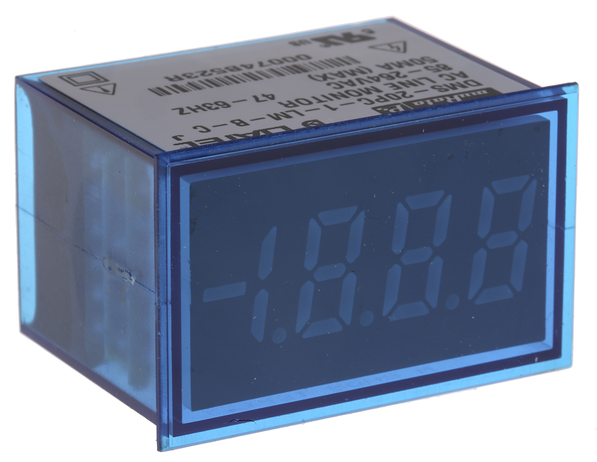 Murata Power Solutions Digital Voltmeter AC, LED Display 3-Digits ±2 V