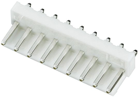 JST VH Series Top Entry Through Hole PCB Header, 9 Contact(s), 3.96 mm Pitch, 1 Row, Shrouded