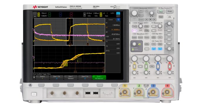 Keysight Technologies DSOX4024A InfiniiVision 4000 X Series, 200MHz Bench Oscilloscope, 4 Analogue Channels