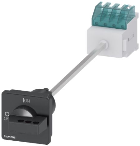 Siemens 4P Pole Panel Mount Non-Fused Switch Disconnector - 16A Maximum Current, 7.5kW Power Rating, IP65