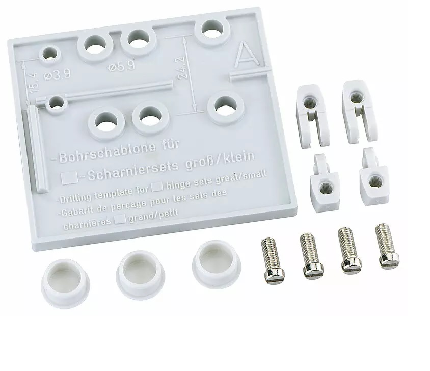 Spelsberg ASS-kl Series External Hinge Set for Use with Retrofitting the Enclosure Cover to Hinged Door, 7.5 x 8.4 x