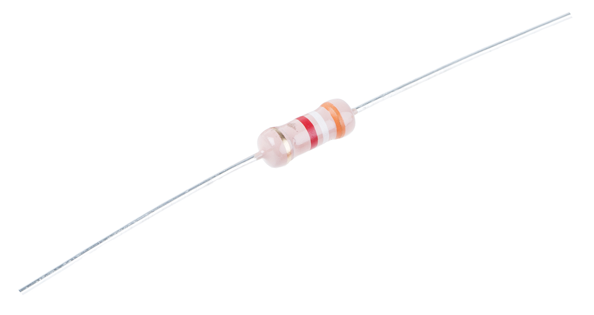 RS PRO 3.9kΩ Carbon Film Resistor 2W ±5%
