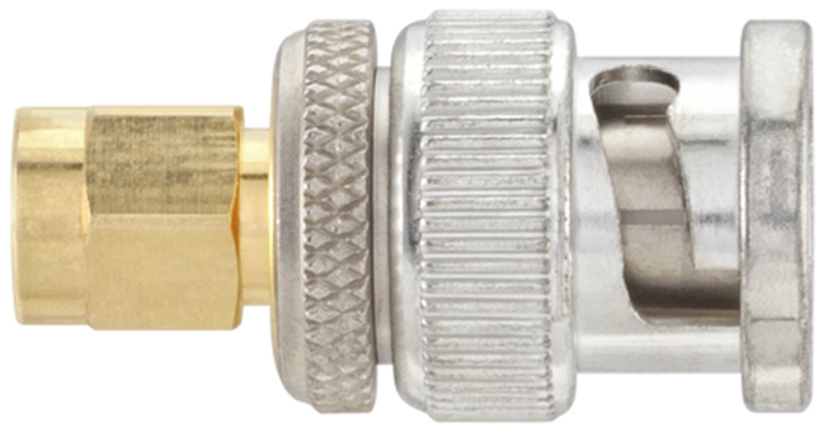 Rosenberger Straight 50Ω RF Adapter SMA Plug to BNC Plug 18GHz