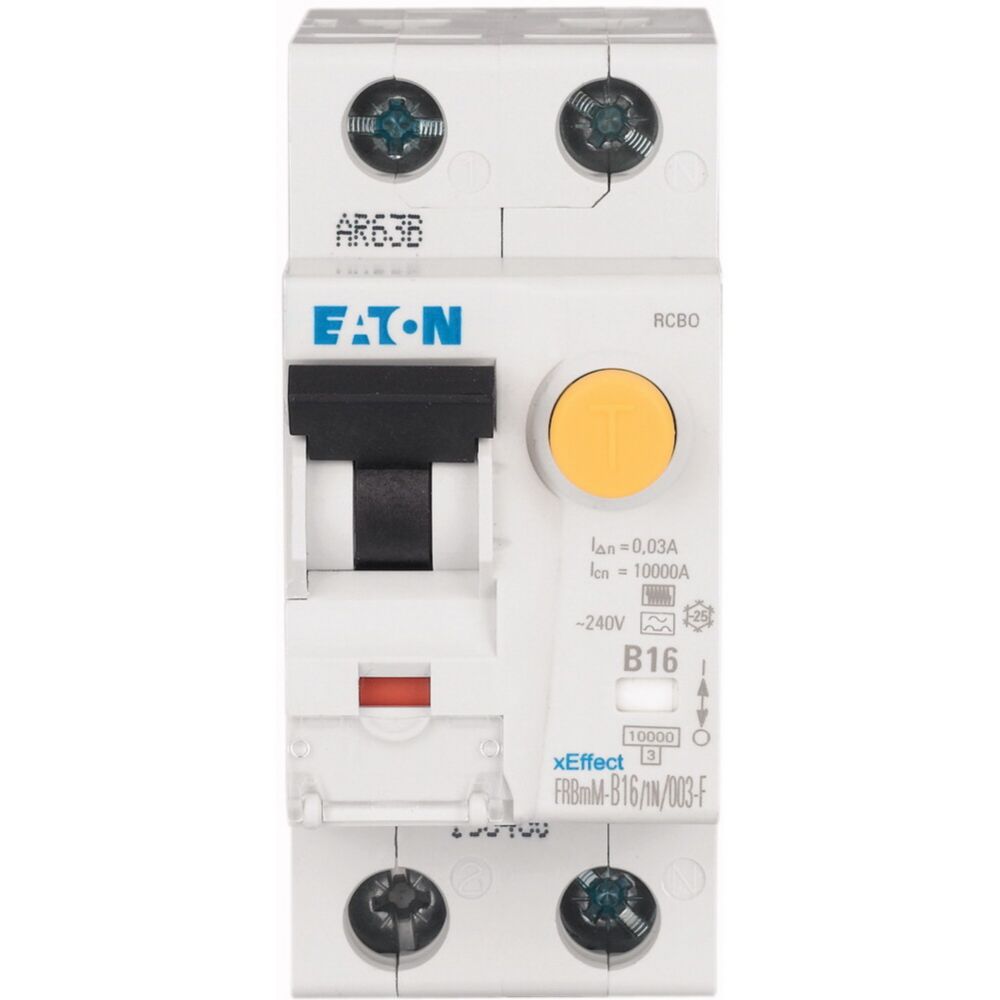 RCBO, 32A Current Rating, 1+N Poles, 100mA Trip Sensitivity, Type C, xEffect Range