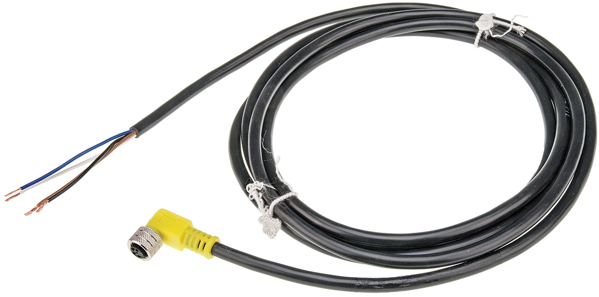 Brad from Molex Female 4 way M8 to Female 4 way Free End Sensor Actuator Cable, 2 m