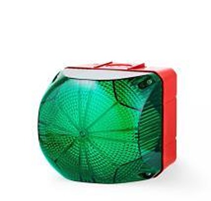 AUER Signal Q Series Series Green Multiple Effect Beacon, 110 → 240 V, Tube Mounted, LED Bulb, IP66