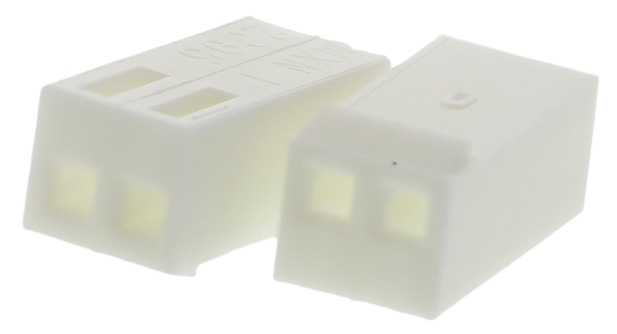 Molex, 2695 Female Connector Housing, 2.54mm Pitch, 2 Way, 1 Row