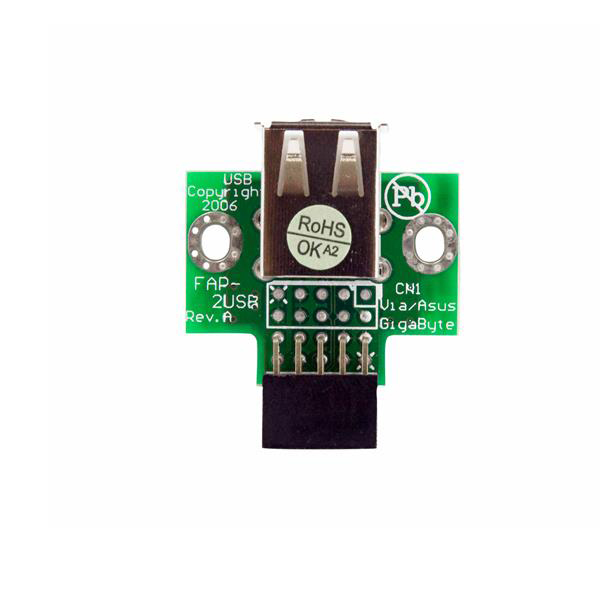 StarTech.com- Dual Port Type A 2.0 USB Connector