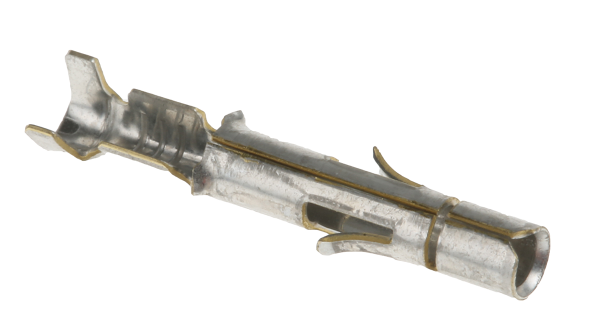 TE Connectivity Universal MATE-N-LOK Series Female Crimp Terminal, 24AWG Min, 18AWG Max