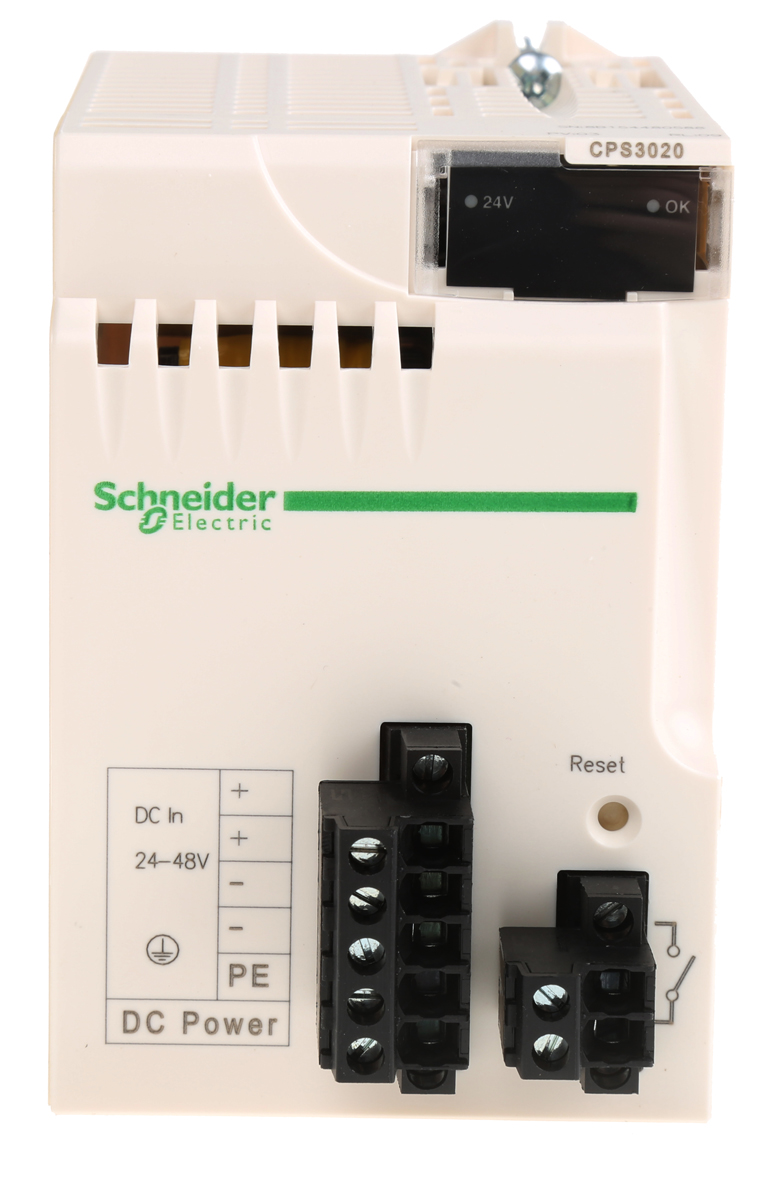 Schneider Electric Modicon X80 Series PLC Power Supply for Use with Modicon M340, DC, 24 → 48 V