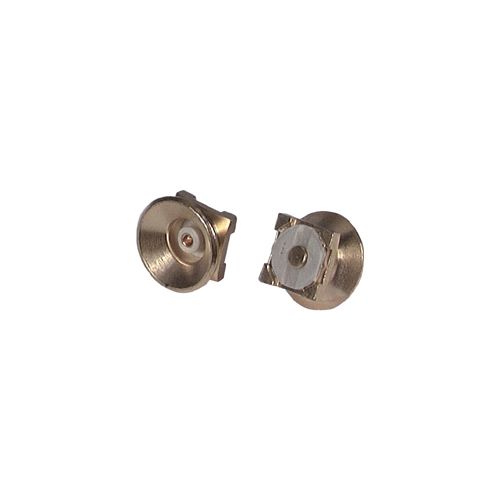 Huber+Suhner 82_MMB Series, Jack Surface Mount Coaxial PCB Connector, 50Ω, Surface Mount Termination, Straight Body