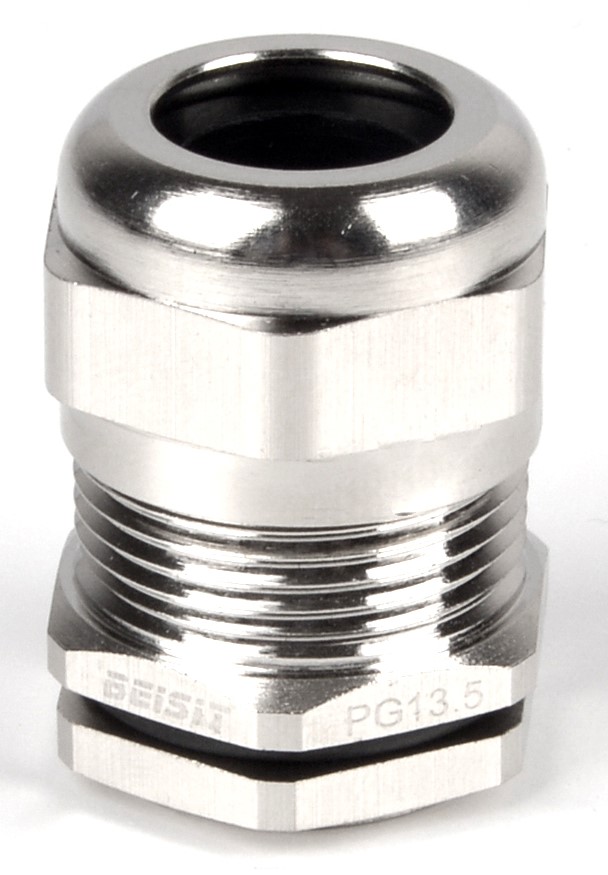 RS PRO Metallic Nickel Plated Brass Cable Gland, PG11 Thread, 5mm min., 10mm max., IP68