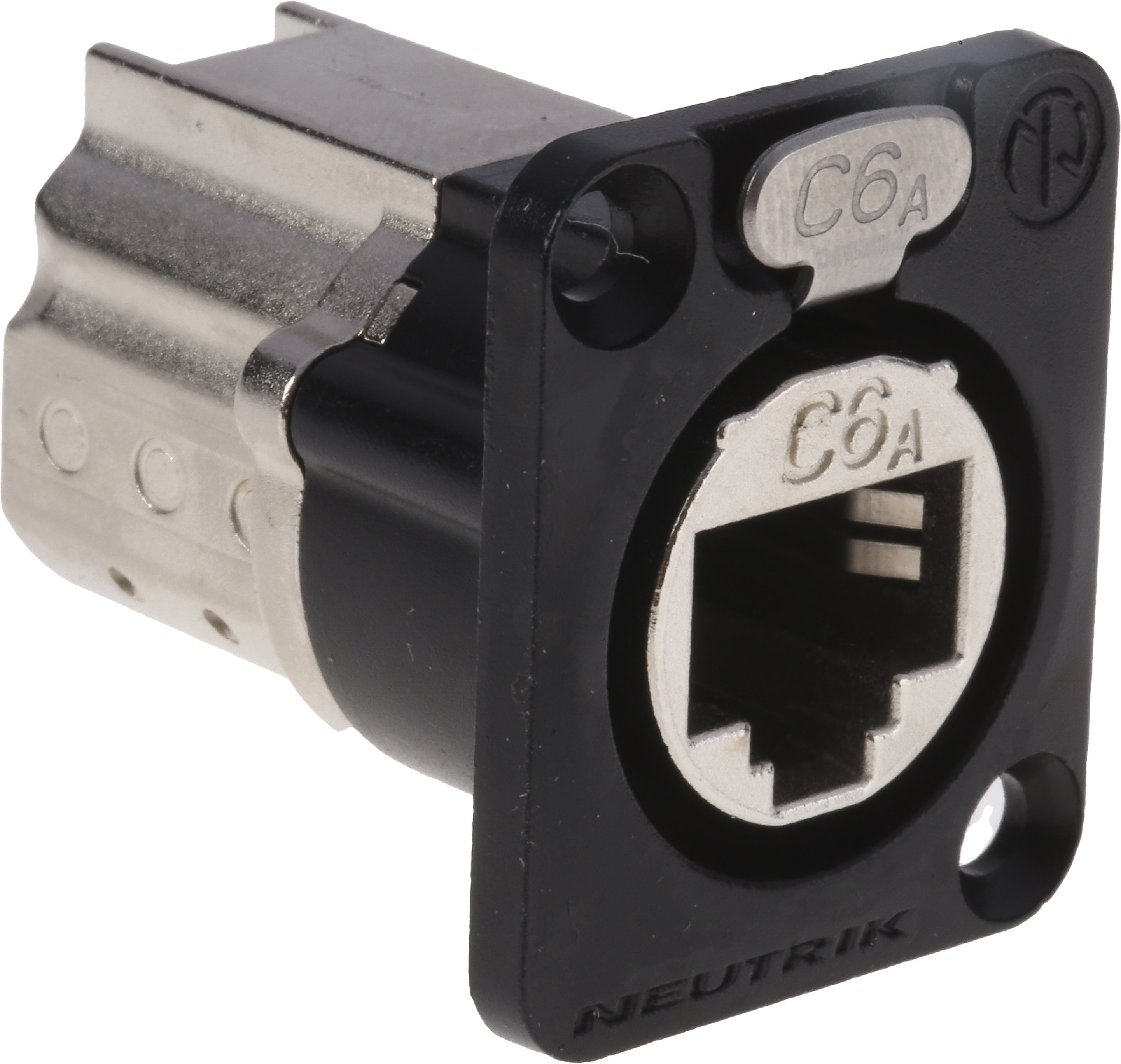 Neutrik, etherCON CAT6A D shape Connector for use with etherCON Connectors