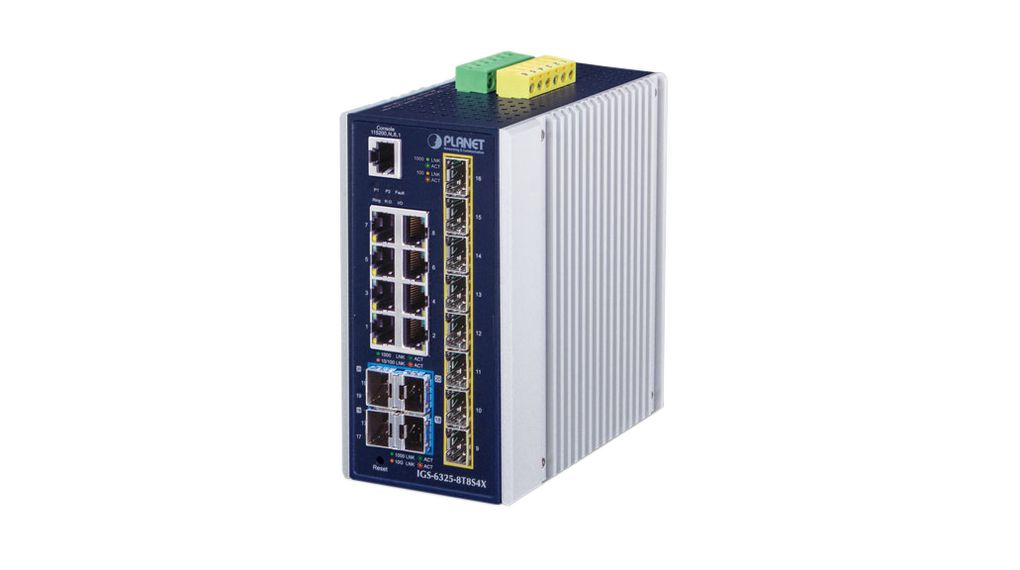Planet IGS-6325-8T8S4X, Managed 20 Port Ethernet Smart Managed Switch