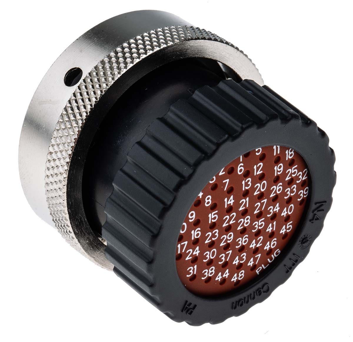 ITT Cannon Circular Connector, 48 Contacts, Cable, Standard Connector, Plug, Male, IP67, Trident Neptune Series