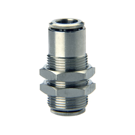 Camozzi 6000 Series Bulkhead, 6 mm to M14, Threaded-to-Tube Connection Style, 6590 6