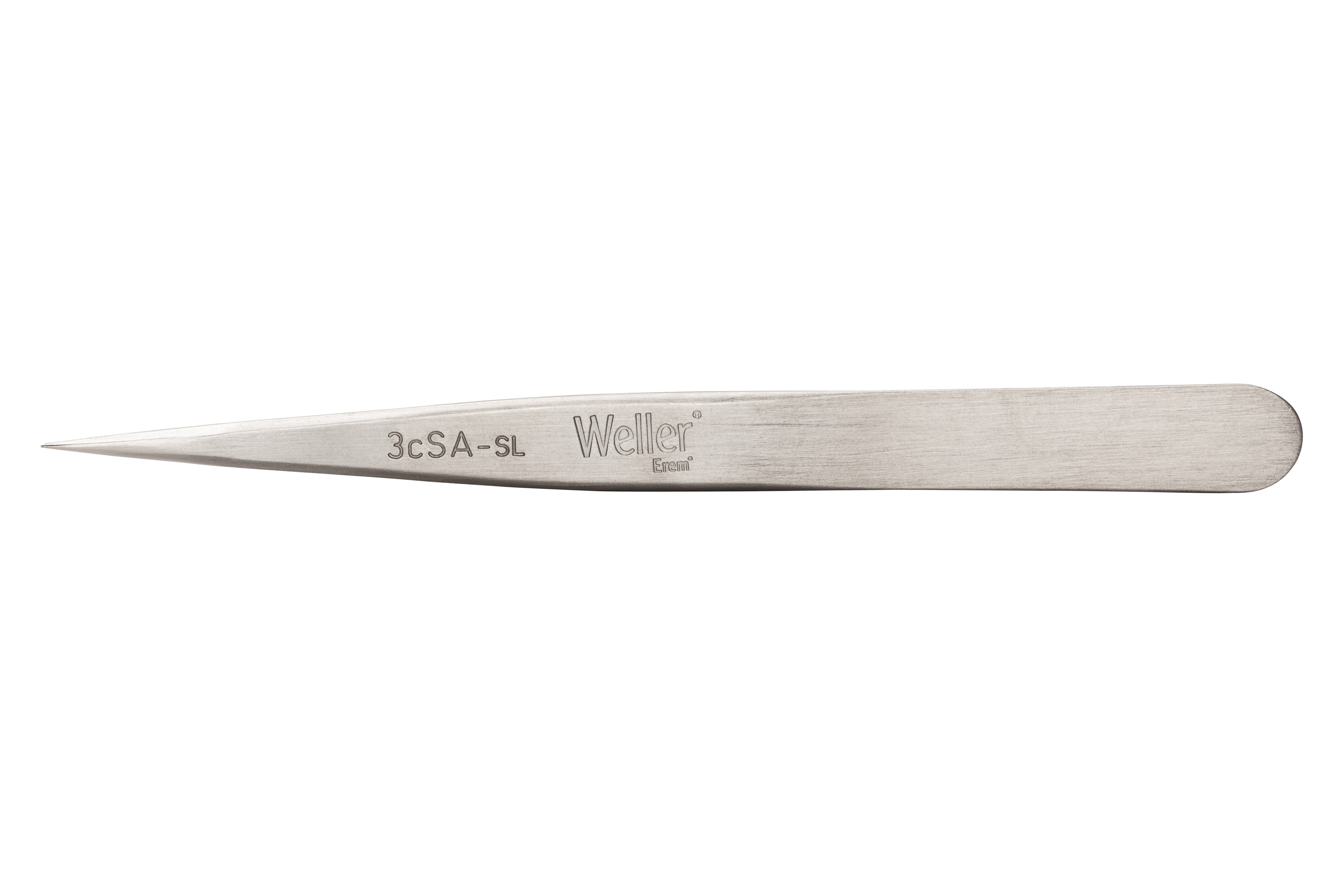 Weller Erem 110 mm, Stainless Steel, Pointed, Tweezers