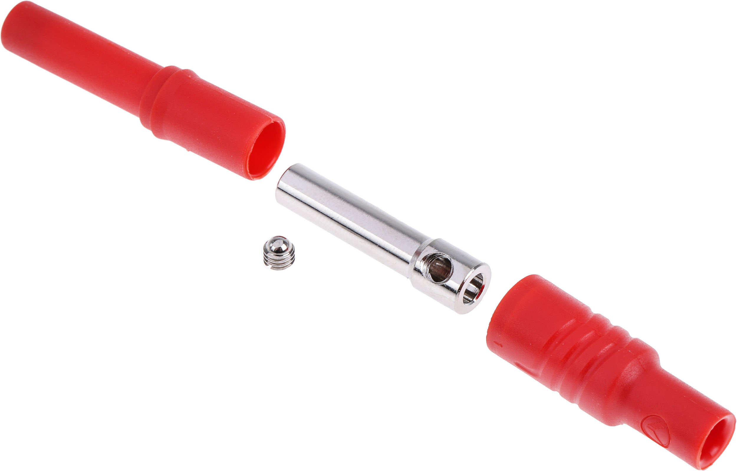 Hirschmann Test & Measurement Red Female Banana Socket, 4 mm Connector, Screw Termination, 24A, 1000V ac/dc, Nickel