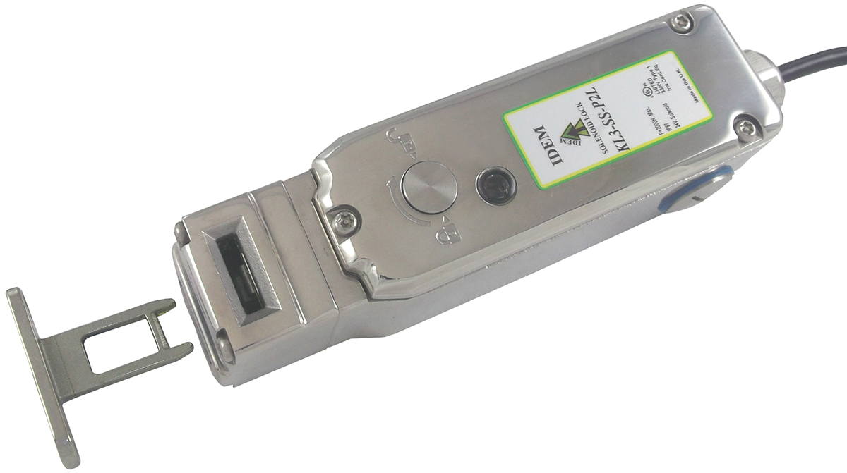 IDEM KL3-SS-P2L Series Solenoid Interlock Switch, Power to Lock, 24V dc