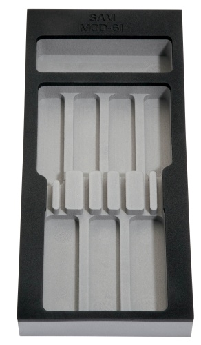 SAM Foam Tool Tray, inner Dimensions 405 x 180 x 40mm, W 180mm, L 405mm, H 40mm