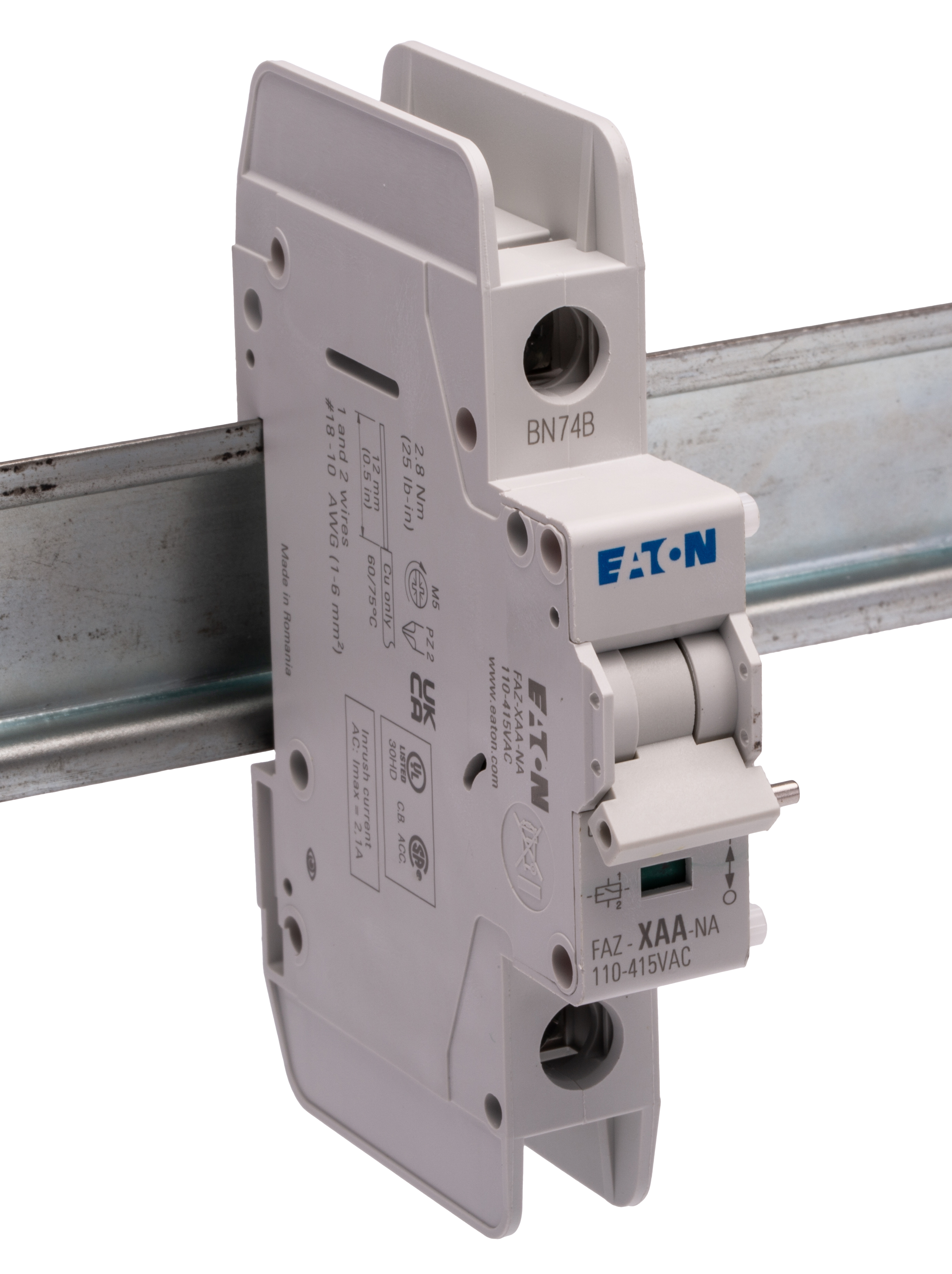 Eaton 3 Phase Surge Protector, 15kA, 110 → 230 V dc, 110 → 415V ac, DIN Rail Mount