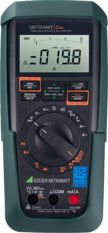 Gossen Metrawatt M246C Insulation Tester, 10V Min, 5000V Max - RS Calibration