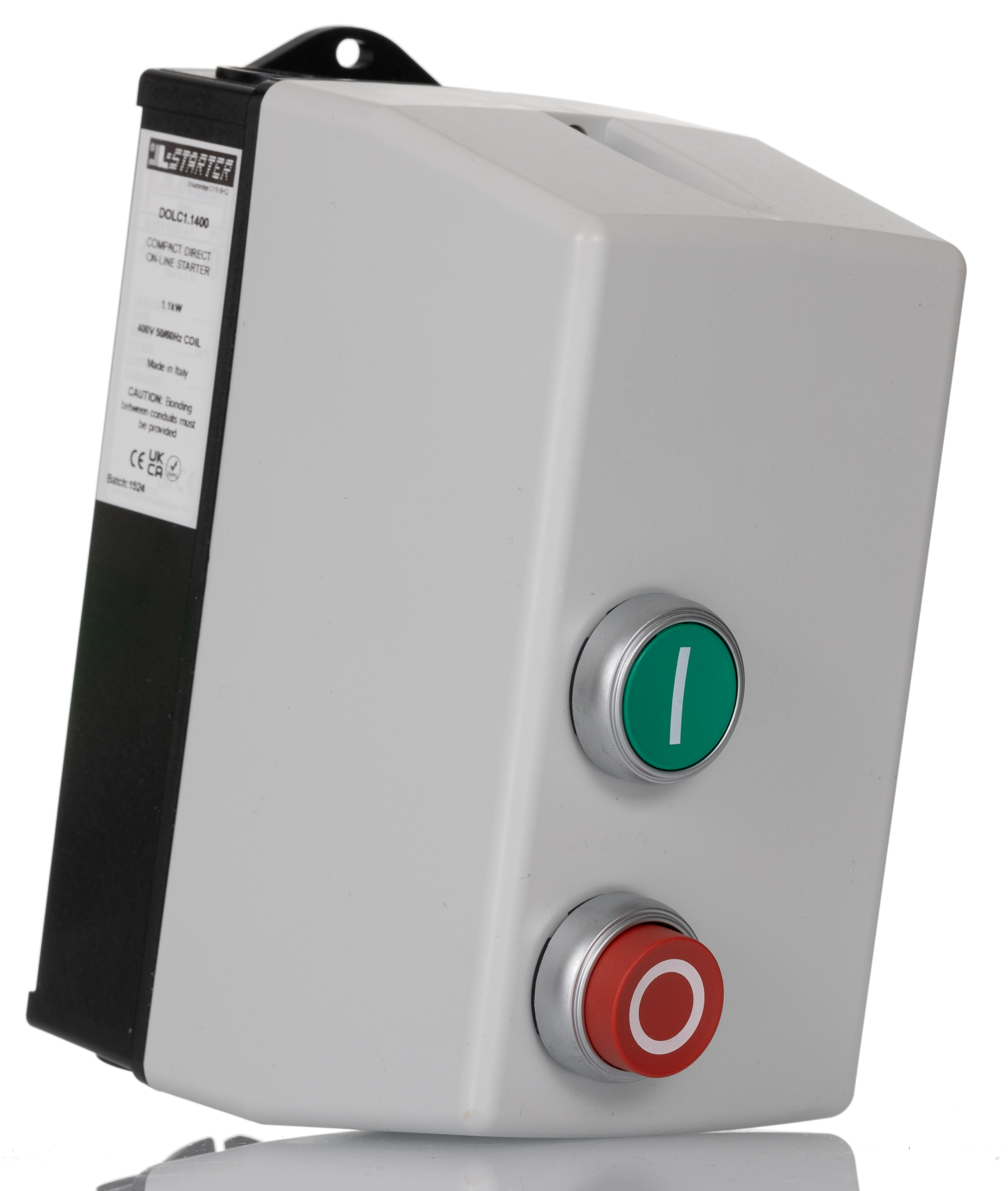 Lovato DOL Starter, DOL, 1.1 kW, 400 V ac, 3 Phase, IP65