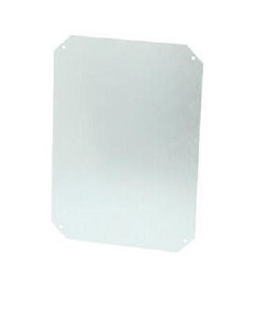 Fibox Galvanised Steel Mounting Plate, 280mm W, 1mm L