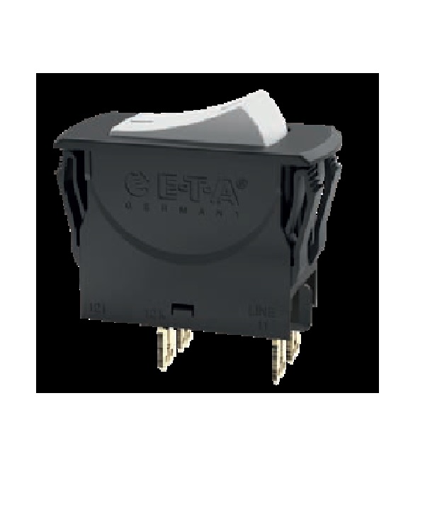 ETA Thermal Circuit Breaker - 3120-N 2 Pole 50 V DC, 240 V AC Voltage Rating, 5A Current Rating