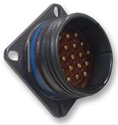 Amphenol Limited, D38999 Threaded Entry 32 Way Panel Mount MIL Spec Circular Connector Plug, Pin Contacts,Shell Size