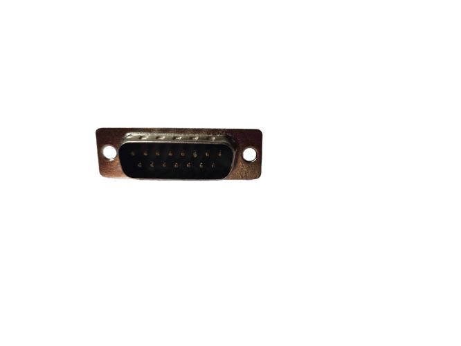 RS PRO 15 Way Panel Mount D-sub Connector Plug, 2.77mm Pitch, with Screw