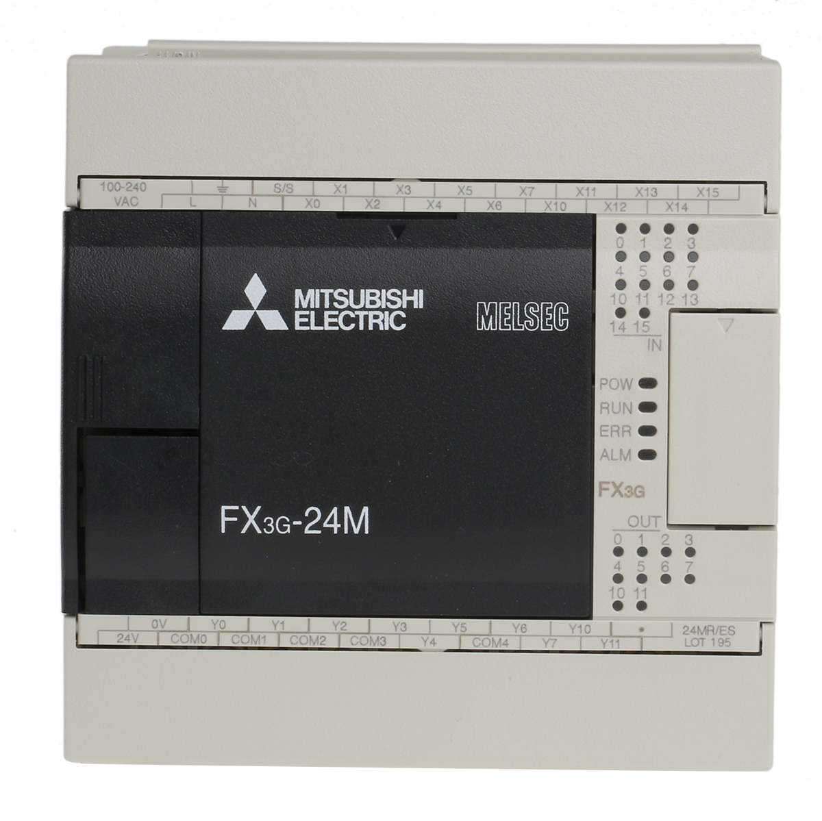 Mitsubishi Electric FX3G Series Logic Module, 100 → 240 V ac Supply, Relay Output, 14-Input, Sink, Source Input