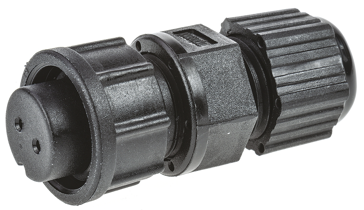 Amphenol Industrial Circular Connector, 2 Contacts, Cable, Standard Connector, Socket, Female, IP67, Ceres Series