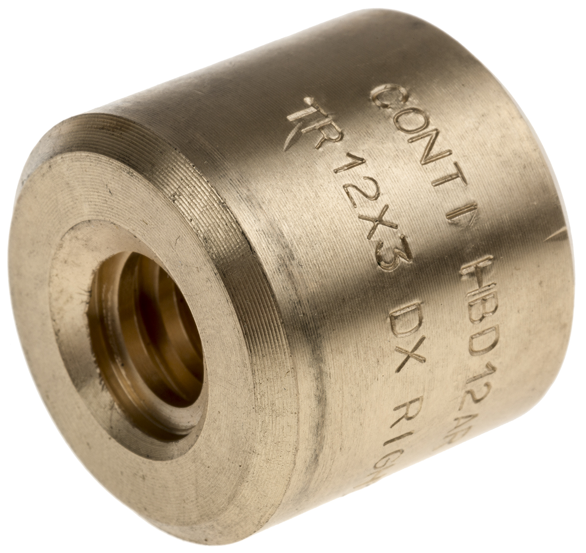 RS PRO Cylindrical Nut For Lead Screw, For Shaft Dia. 12mm