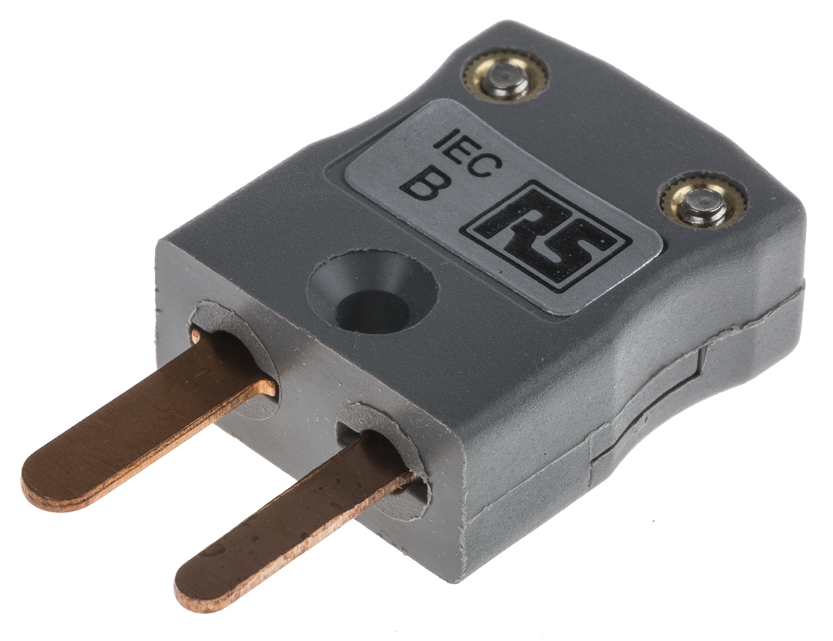 RS PRO Miniature Thermocouple Connector for Use with Type B Thermocouple, 4mm Probe, IEC, RoHS Compliant Standard