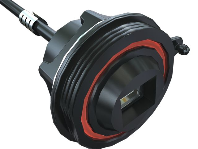 Samtec , Male USB B to Male USB B, 500mm