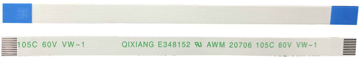 RS PRO FFC Ribbon Cable, 10-Way, 0.5mm Pitch, 152mm Length