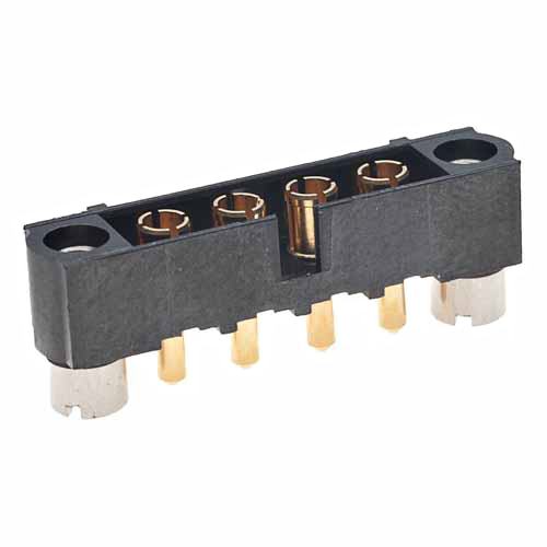 HARWIN Datamate Mix-Tek Series Straight Through Hole PCB Header, 4 Contact(s), 4 mm Pitch, 1 Row, Shrouded