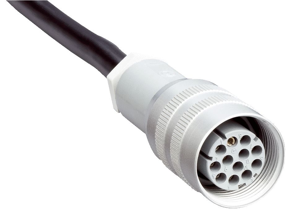 SICK Female 12 way Straight M12 to Unterminated Free Cable End Connector Cable, 7.5 m