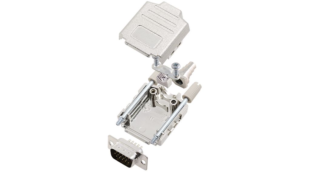 Encitech Connectors, 6355 Series D Sub Hoods For Use With For Cable