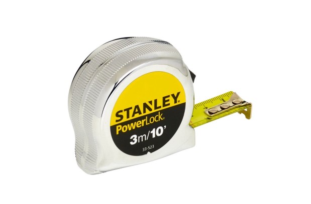Stanley PowerLock 3m Tape Measure, Metric & Imperial