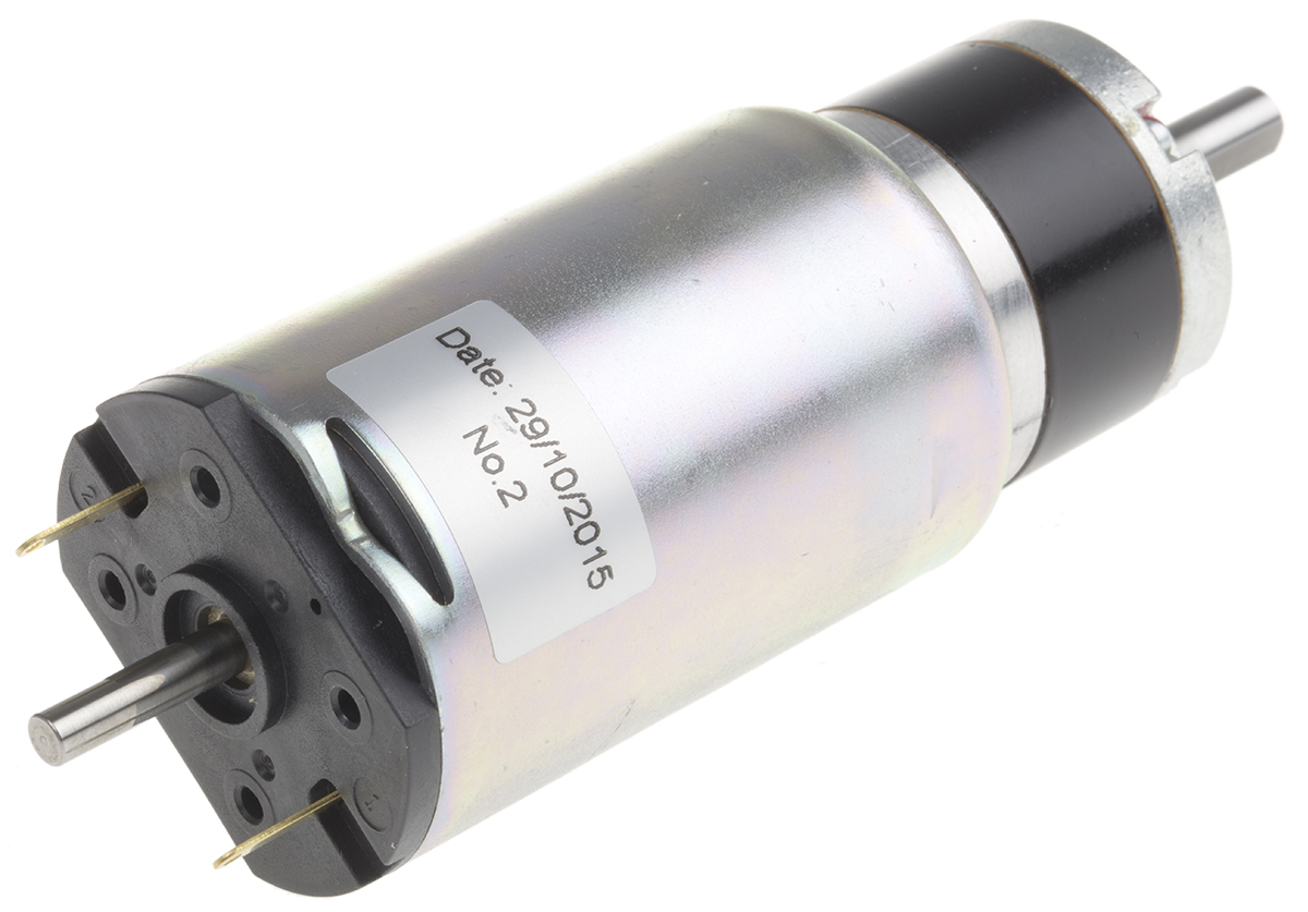 RS PRO Brushed Geared DC Geared Motor, 13.2 W, 24 V dc, 75 Ncm, 1260 rpm, 6mm Shaft Diameter
